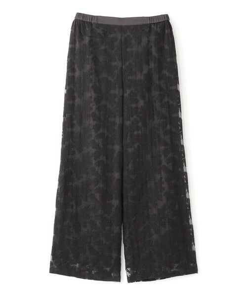 BIANCA / ビアンカ その他パンツ | 【着映え効果】クロス刺しゅうレースパンツ（ブラック1）