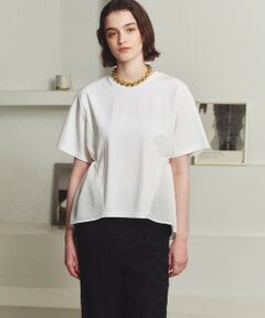 BIANCA / ビアンカ カットソー | 【シルエット変化】ドロスト付きコンビカットソー