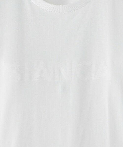 BIANCA / ビアンカ カットソー | 【着回し力抜群】BIANCAコットンロゴTシャツ | 詳細5