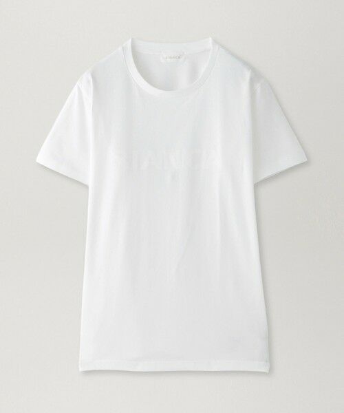BIANCA / ビアンカ カットソー | 【着回し力抜群】BIANCAコットンロゴTシャツ（ホワイト1）