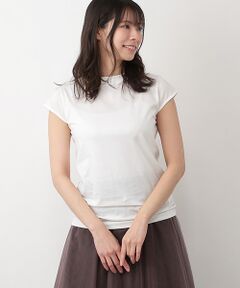 モックネック・Tシャツ（プレーン）