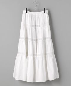 Bilitis dix-sept ans / ビリティス ロング・マキシ丈スカート | レース・インサート・スカート