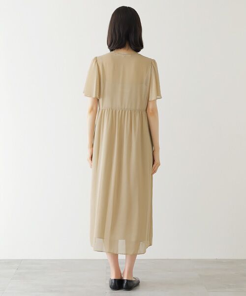 Bilitis dix-sept ans / ビリティス ロング・マキシ丈ワンピース | シフォンドット・ドレス | 詳細10