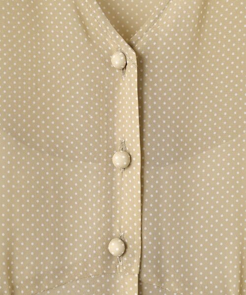 Bilitis dix-sept ans / ビリティス ロング・マキシ丈ワンピース | シフォンドット・ドレス | 詳細8