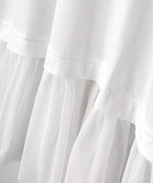 Bilitis dix-sept ans / ビリティス カットソー | Tulle Frill Long T | 詳細2