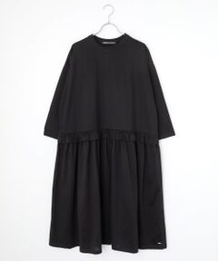 ビリティスディセッタン ベロアロングワンピース　ティアードフリル　黒　近年モデル Bilitis dix-sept ans(ビリティス・ディセッタン)のレンタル