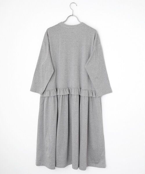 Bilitis dix-sept ans / ビリティス ロング・マキシ丈ワンピース | Rib Neck  Jersey Dress | 詳細1