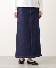 Bilitis dix-sept ans / ビリティス デニムスカート | Denim Maxi Skirt