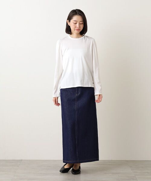 Bilitis dix-sept ans / ビリティス デニムスカート | Denim Maxi Skirt | 詳細14