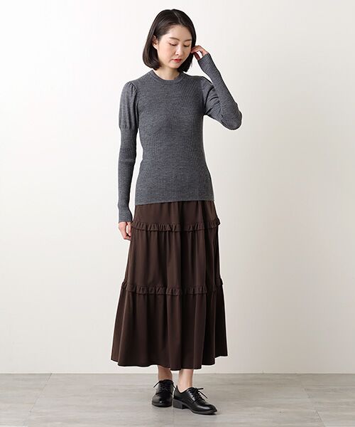 Bilitis dix-sept ans / ビリティス ニット・セーター | Puff Sleeve Pullover | 詳細9