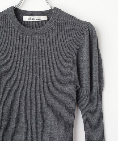 Bilitis dix-sept ans / ビリティス ニット・セーター | Puff Sleeve Pullover | 詳細3