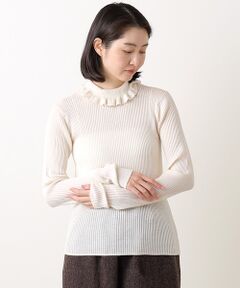 Bilitis dix-sept ans / ビリティス ニット・セーター | Frill Collar Pullover