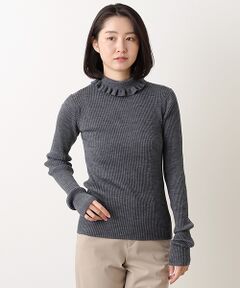 Bilitis dix-sept ans / ビリティス ニット・セーター | Frill Collar Pullover