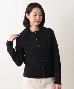 Bilitis dix-sept ans / ビリティス カーディガン・ボレロ | Mohair Big Collar Cardigan