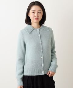 Bilitis dix-sept ans / ビリティス カーディガン・ボレロ | Mohair Big Collar Cardigan