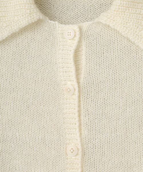 Bilitis dix-sept ans / ビリティス カーディガン・ボレロ | Mohair Big Collar Cardigan | 詳細1