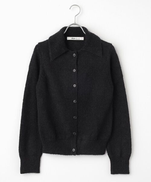 Bilitis dix-sept ans / ビリティス カーディガン・ボレロ | Mohair Big Collar Cardigan | 詳細4