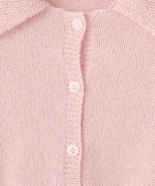 Bilitis dix-sept ans / ビリティス カーディガン・ボレロ | Mohair Big Collar Cardigan | 詳細5