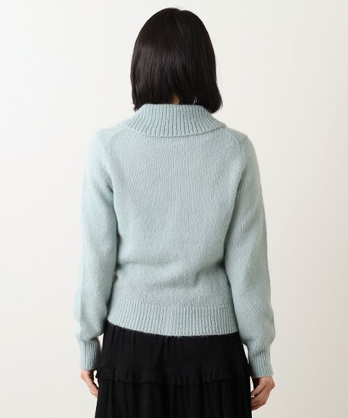 Bilitis dix-sept ans / ビリティス カーディガン・ボレロ | Mohair Big Collar Cardigan | 詳細11
