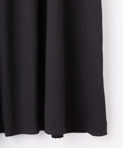 Bilitis dix-sept ans / ビリティス ロング・マキシ丈ワンピース | Pintucked Black Dress | 詳細4