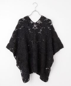 Bilitis dix-sept ans / ビリティス ポンチョ | Mohair Hand Knit Poncho