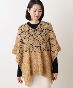 Bilitis dix-sept ans / ビリティス ポンチョ | Mohair Hand Knit Poncho