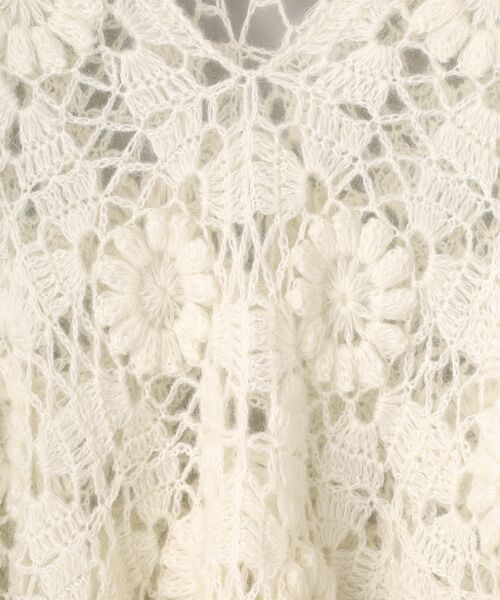 Bilitis dix-sept ans / ビリティス ポンチョ | Mohair Hand Knit Poncho | 詳細2