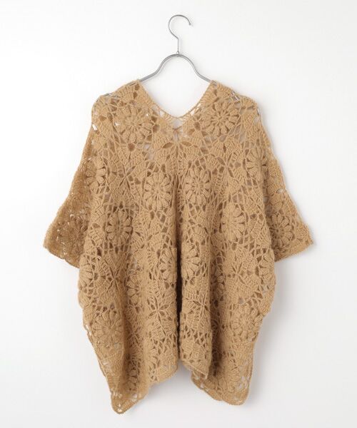 Bilitis dix-sept ans / ビリティス ポンチョ | Mohair Hand Knit Poncho | 詳細5