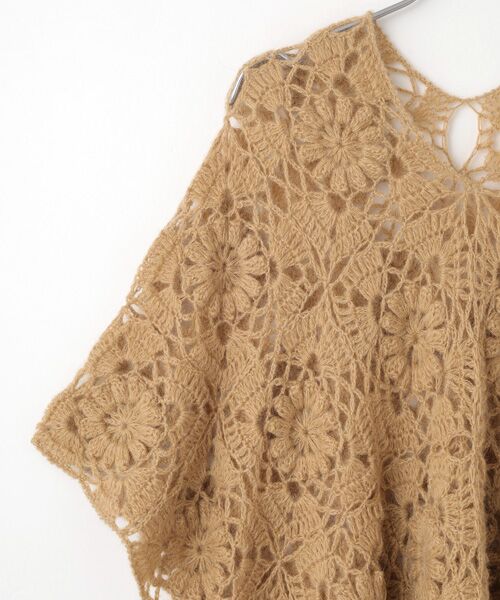 Bilitis dix-sept ans / ビリティス ポンチョ | Mohair Hand Knit Poncho | 詳細6