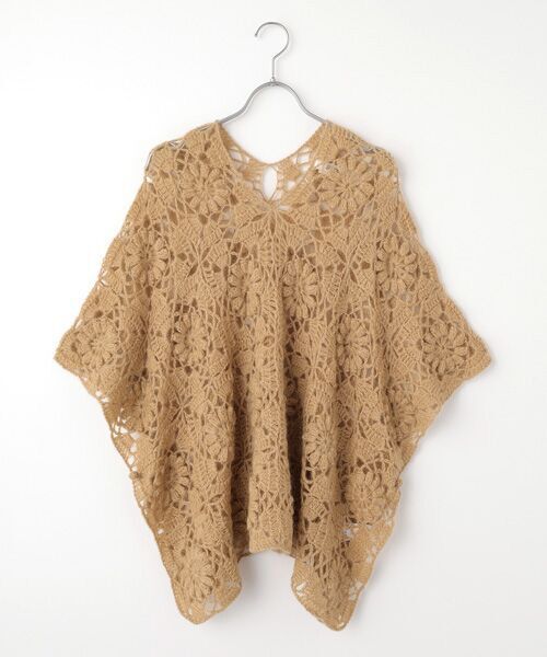 Bilitis dix-sept ans / ビリティス ポンチョ | Mohair Hand Knit Poncho | 詳細13