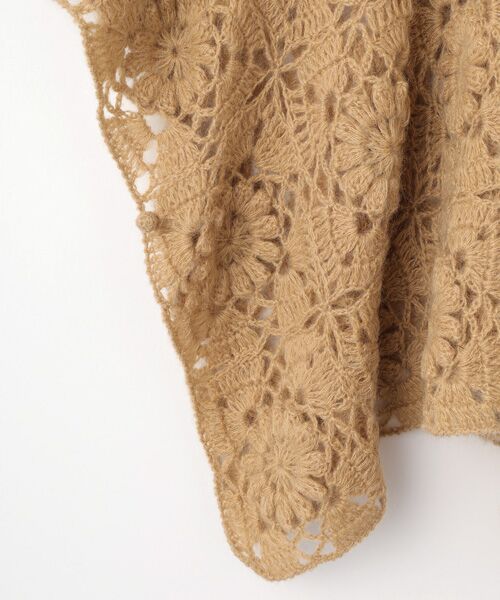 Bilitis dix-sept ans / ビリティス ポンチョ | Mohair Hand Knit Poncho | 詳細7