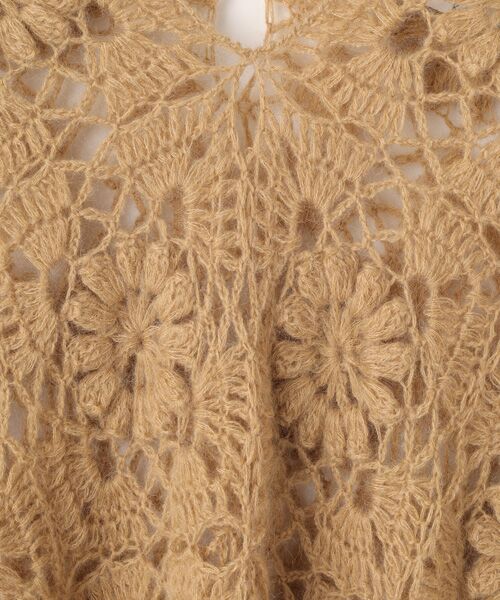 Bilitis dix-sept ans / ビリティス ポンチョ | Mohair Hand Knit Poncho | 詳細8