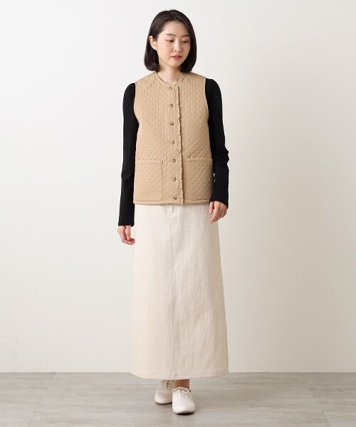 Bilitis dix-sept ans / ビリティス ダウンジャケット・ベスト | Quiting Vest | 詳細11