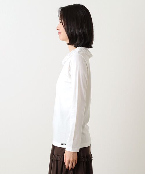 Bilitis dix-sept ans / ビリティス カットソー | Voile Collar Long T | 詳細2