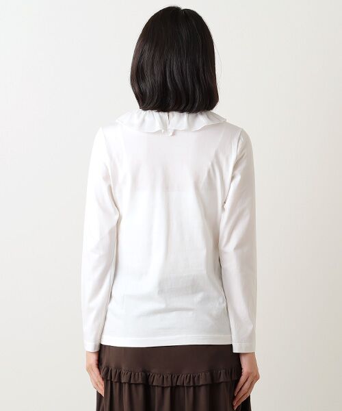 Bilitis dix-sept ans / ビリティス カットソー | Voile Collar Long T | 詳細3