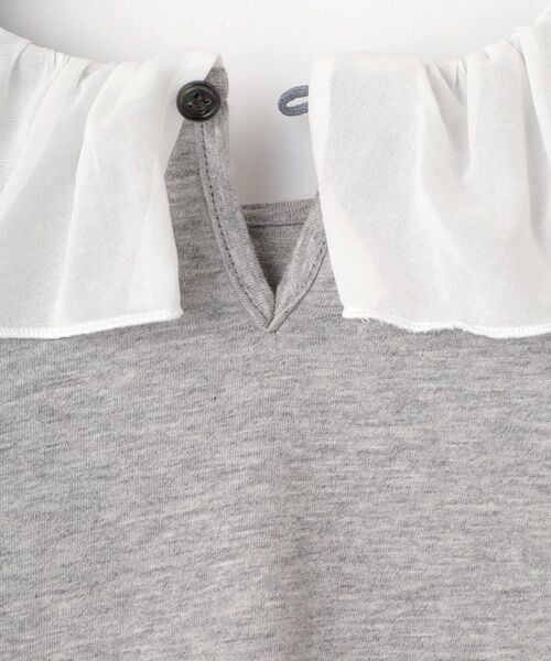 Bilitis dix-sept ans / ビリティス カットソー | Voile Collar Long T | 詳細10