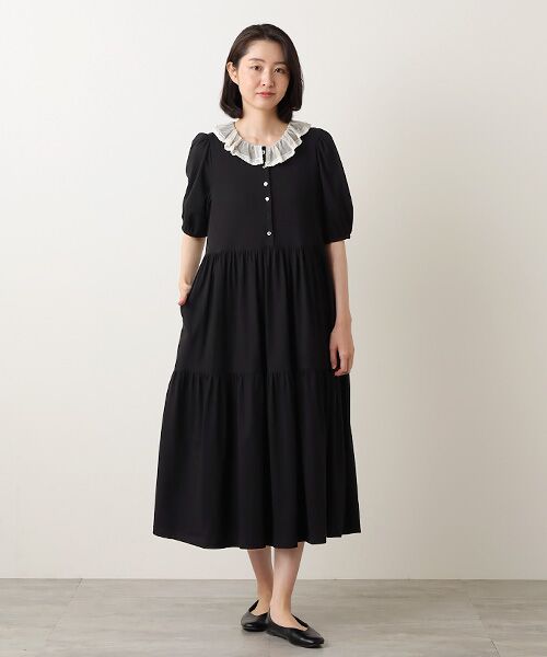 Bilitis dix-sept ans / ビリティス カットソー | Tulle Collar Dress | 詳細12