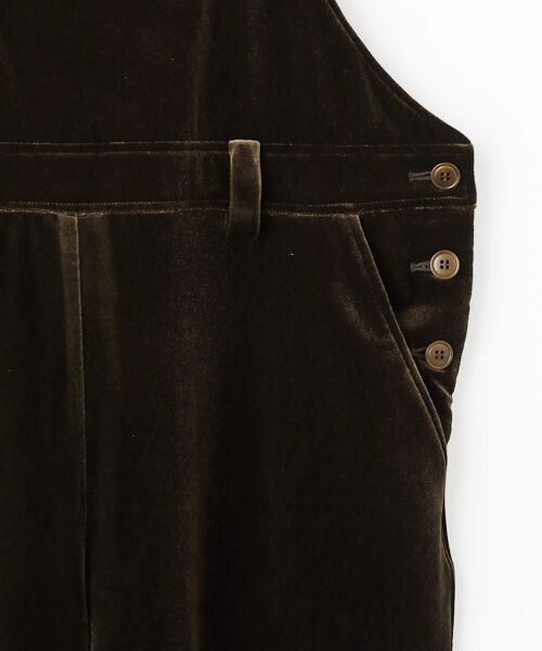 Bilitis dix-sept ans / ビリティス サロペット・オールインワン | Velour Overall | 詳細4