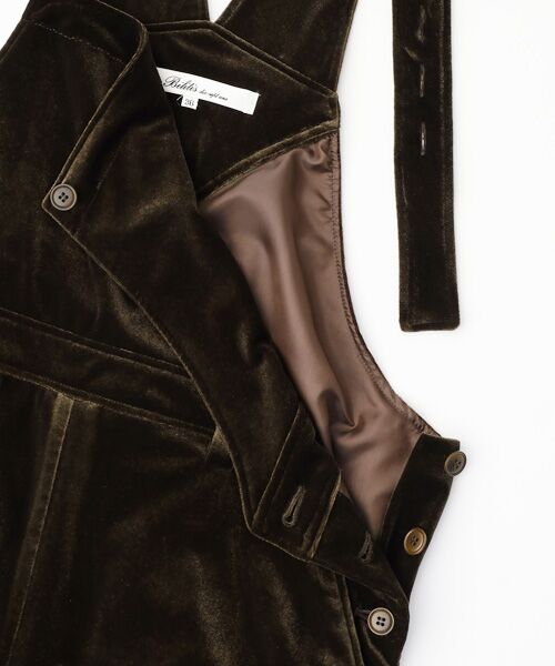 Bilitis dix-sept ans / ビリティス サロペット・オールインワン | Velour Overall | 詳細7