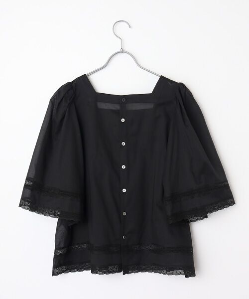 Bilitis dix-sept ans / ビリティス シャツ・ブラウス | Square Neck Blouse | 詳細1