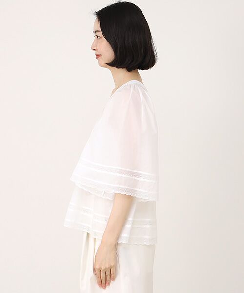 Bilitis dix-sept ans / ビリティス シャツ・ブラウス | Square Neck Blouse | 詳細7