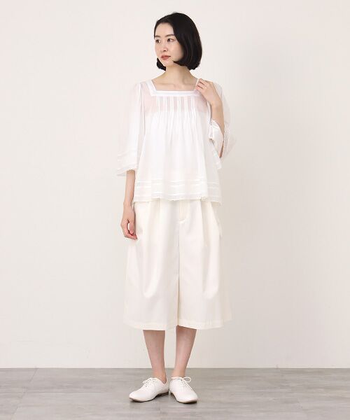 Bilitis dix-sept ans / ビリティス シャツ・ブラウス | Square Neck Blouse | 詳細9
