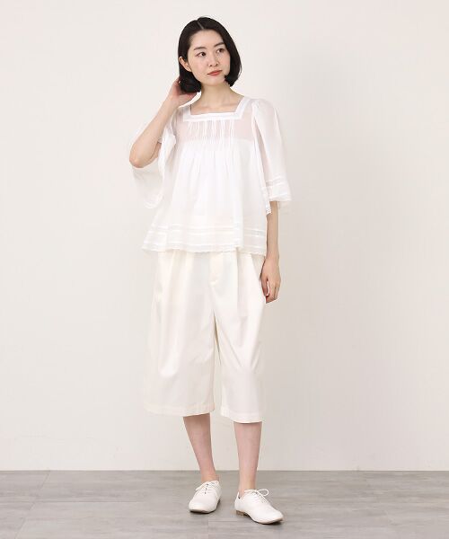 Bilitis dix-sept ans / ビリティス シャツ・ブラウス | Square Neck Blouse | 詳細10