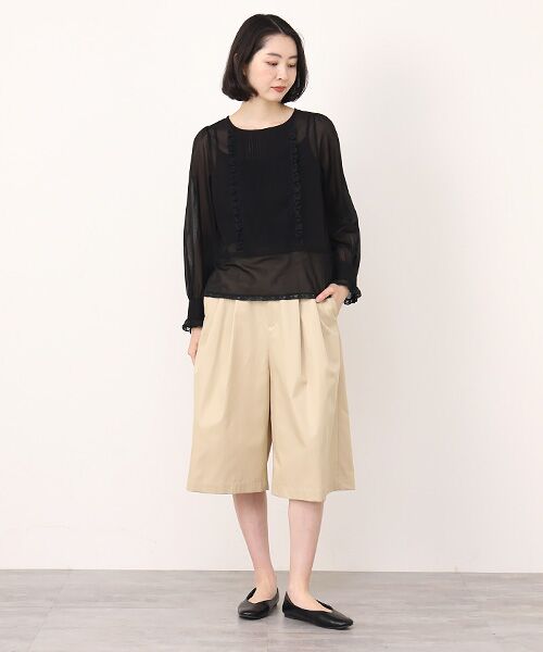 Bilitis dix-sept ans / ビリティス シャツ・ブラウス | Cotton Organdy Blouse | 詳細6