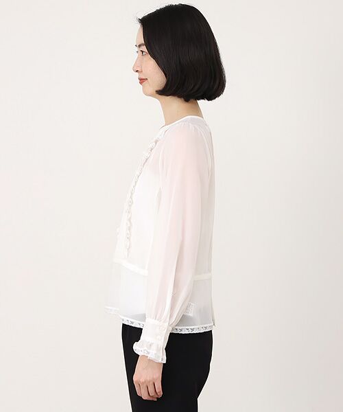 Bilitis dix-sept ans / ビリティス シャツ・ブラウス | Cotton Organdy Blouse | 詳細9