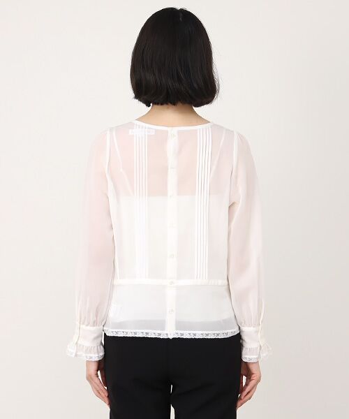Bilitis dix-sept ans / ビリティス シャツ・ブラウス | Cotton Organdy Blouse | 詳細10