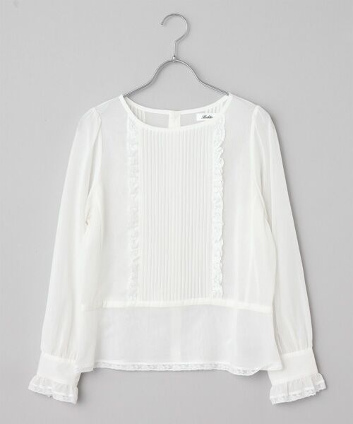 Bilitis dix-sept ans / ビリティス シャツ・ブラウス | Cotton Organdy Blouse（White）