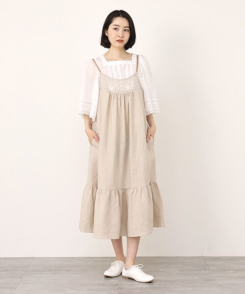 Bilitis dix-sept ans / ビリティス ロング・マキシ丈ワンピース | Apron Cami Dress | 詳細14