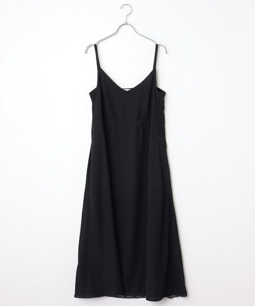 Bilitis dix-sept ans / ビリティス ロング・マキシ丈ワンピース | Camisole Dress（Black）