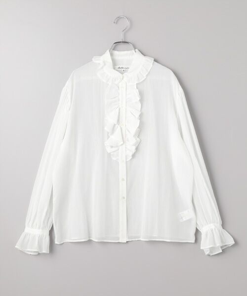 Bilitis dix-sept ans / ビリティス シャツ・ブラウス | Ruffle Frill Blouse（White）